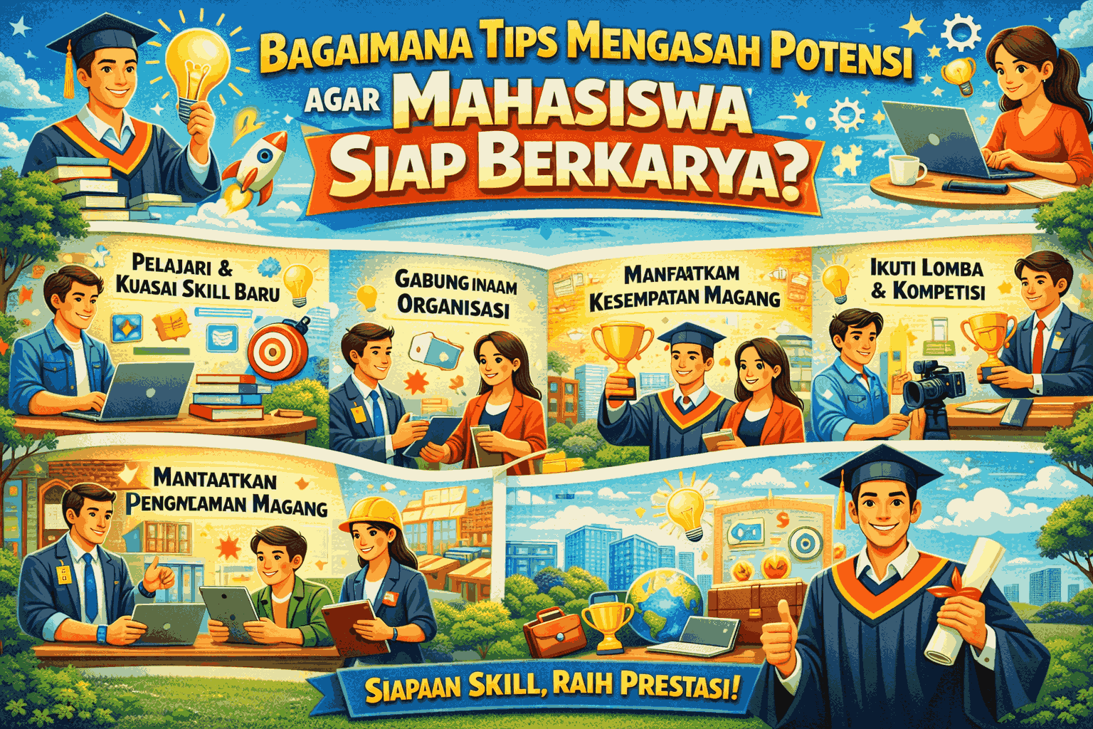 Bagaimana Tips Mengasah Potensi agar Mahasiswa Siap Berkarya?