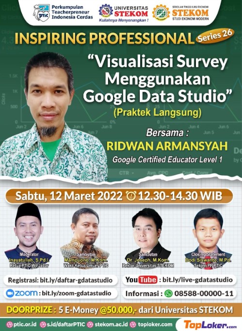 Visualisasi Survey Menggunakan Google Data Studio