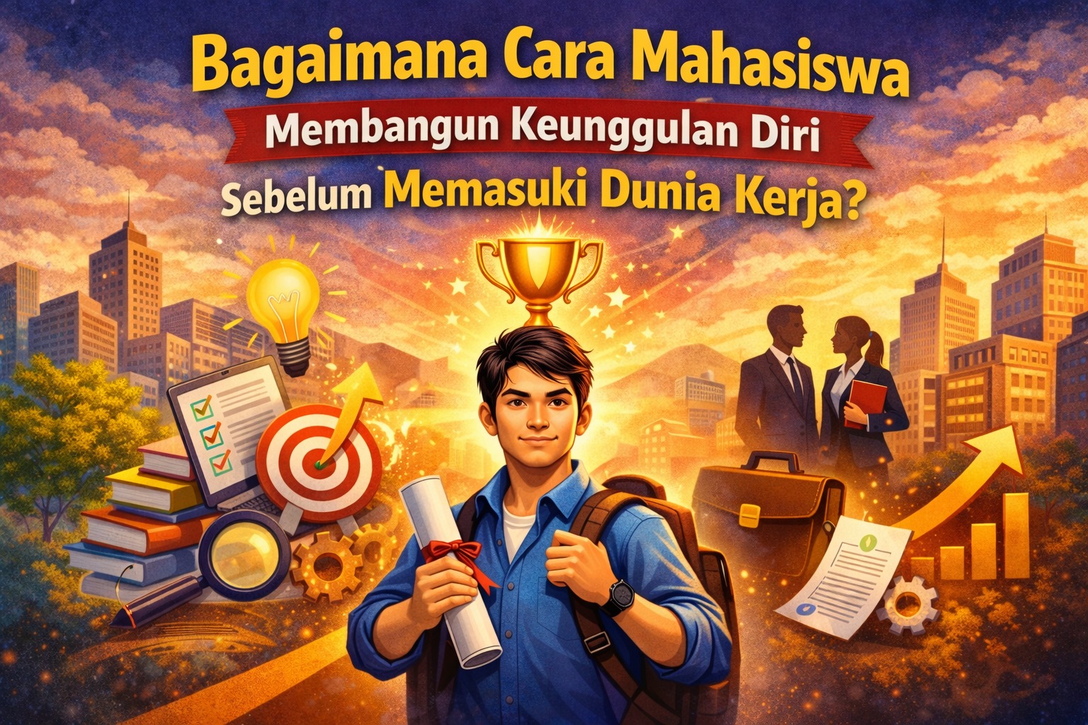 Bagaimana Cara Mahasiswa Membangun Keunggulan Diri Sebelum Memasuki Dunia Kerja?