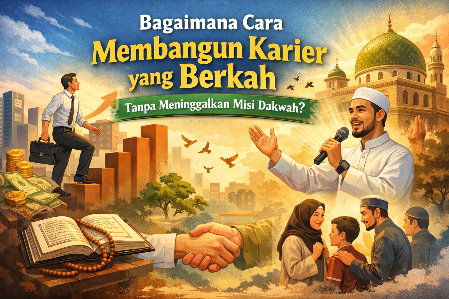Bagaimana Cara Membangun Karier yang Berkah Tanpa Meninggalkan Misi Dakwah?