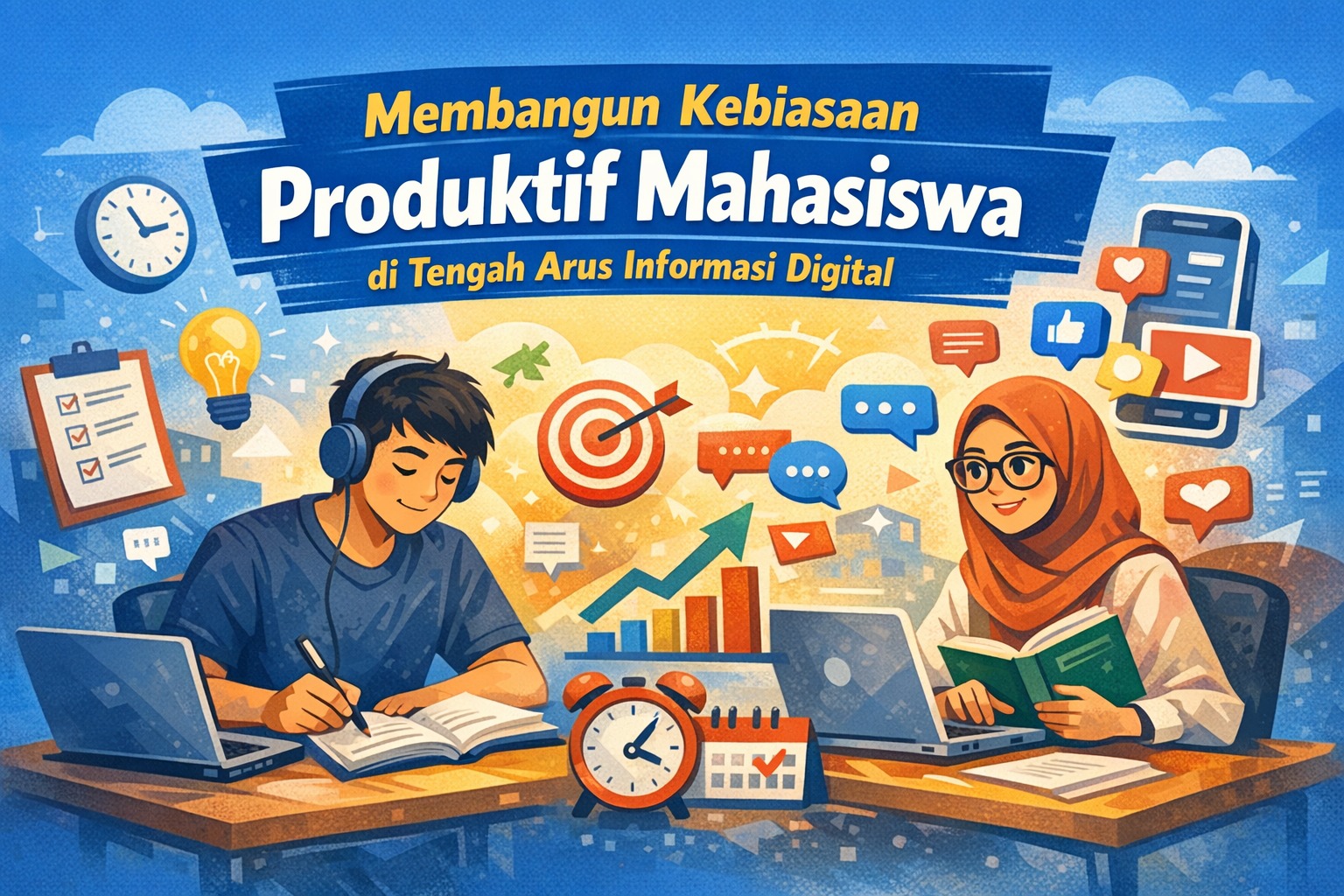 Membangun Kebiasaan Produktif Mahasiswa di Tengah Arus Informasi Digital
