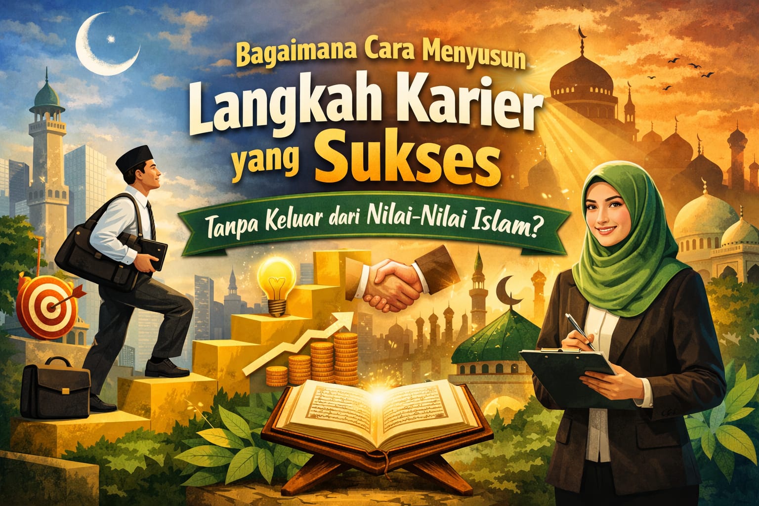 Bagaimana Cara Menyusun Langkah Karier yang Sukses Tanpa Keluar dari Nilai-Nilai Islam?