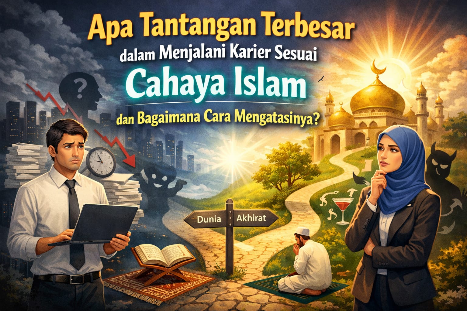 Apa Tantangan Terbesar dalam Menjalani Karier Sesuai Cahaya Islam dan Bagaimana Cara Mengatasinya?