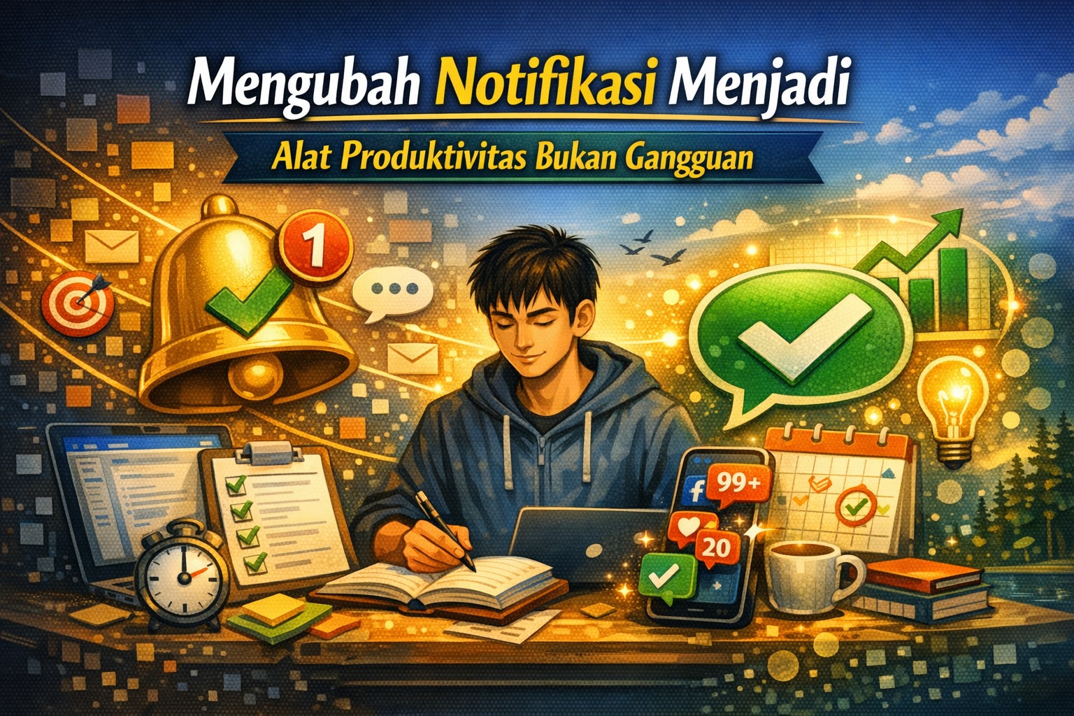 Mengubah Notifikasi Menjadi Alat Produktivitas Bukan Gangguan