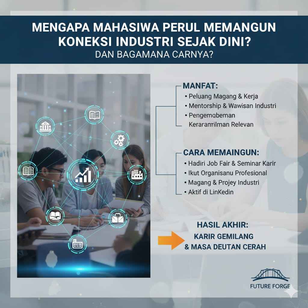 Mengapa Mahasiswa Perlu Membangun Koneksi Industri Sejak Dini dan Bagaimana Caranya?