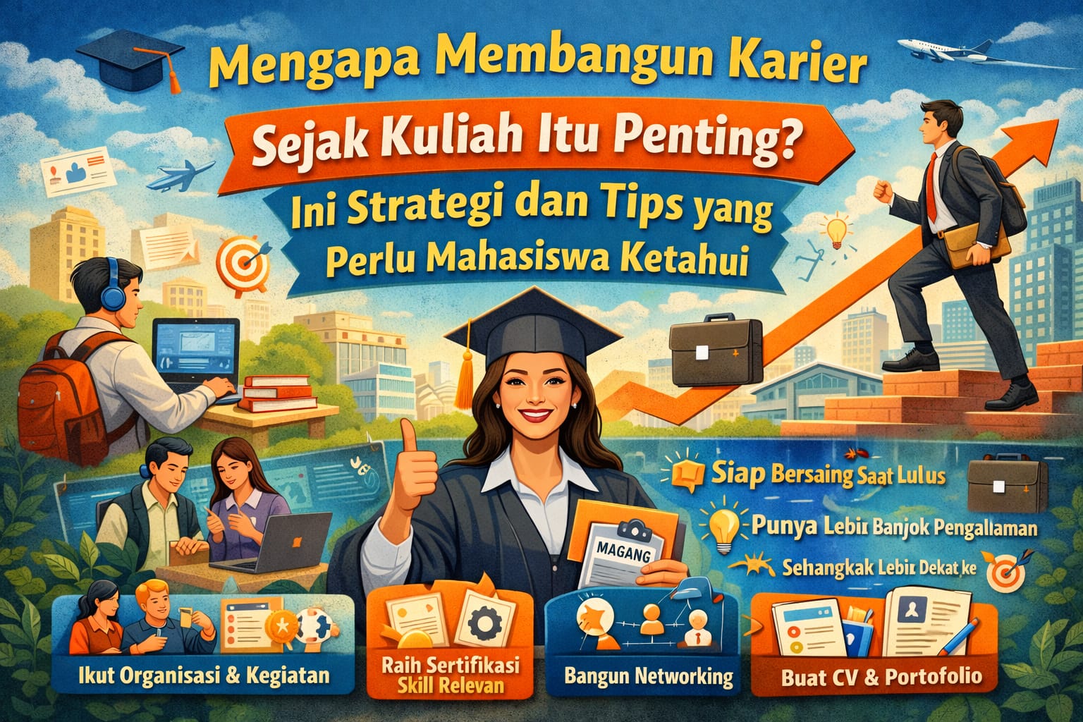 Mengapa Membangun Karier Sejak Kuliah Itu Penting? Ini Strategi Dan Tips Yang Perlu Mahasiswa Ketahui