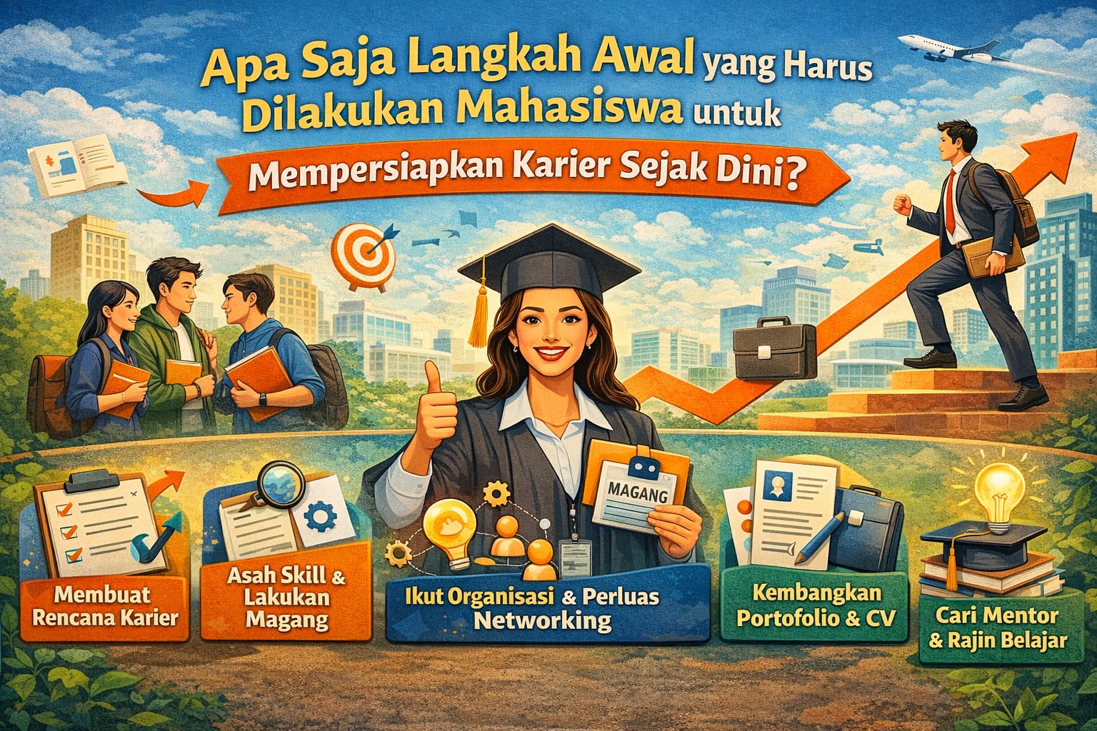 Apa Saja Langkah Awal Yang Harus Dilakukan Mahasiswa Untuk Mempersiapkan Karier Sejak Dini?
