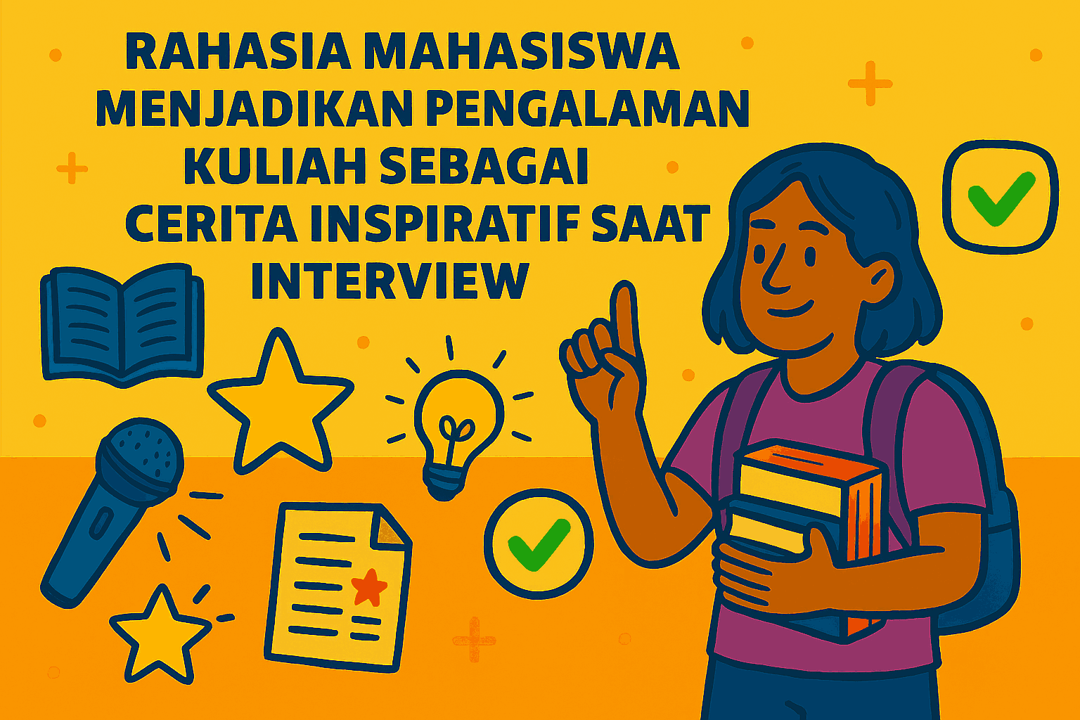 Rahasia Mahasiswa Menjadikan Pengalaman Kuliah Sebagai Cerita Inspiratif Saat Interview