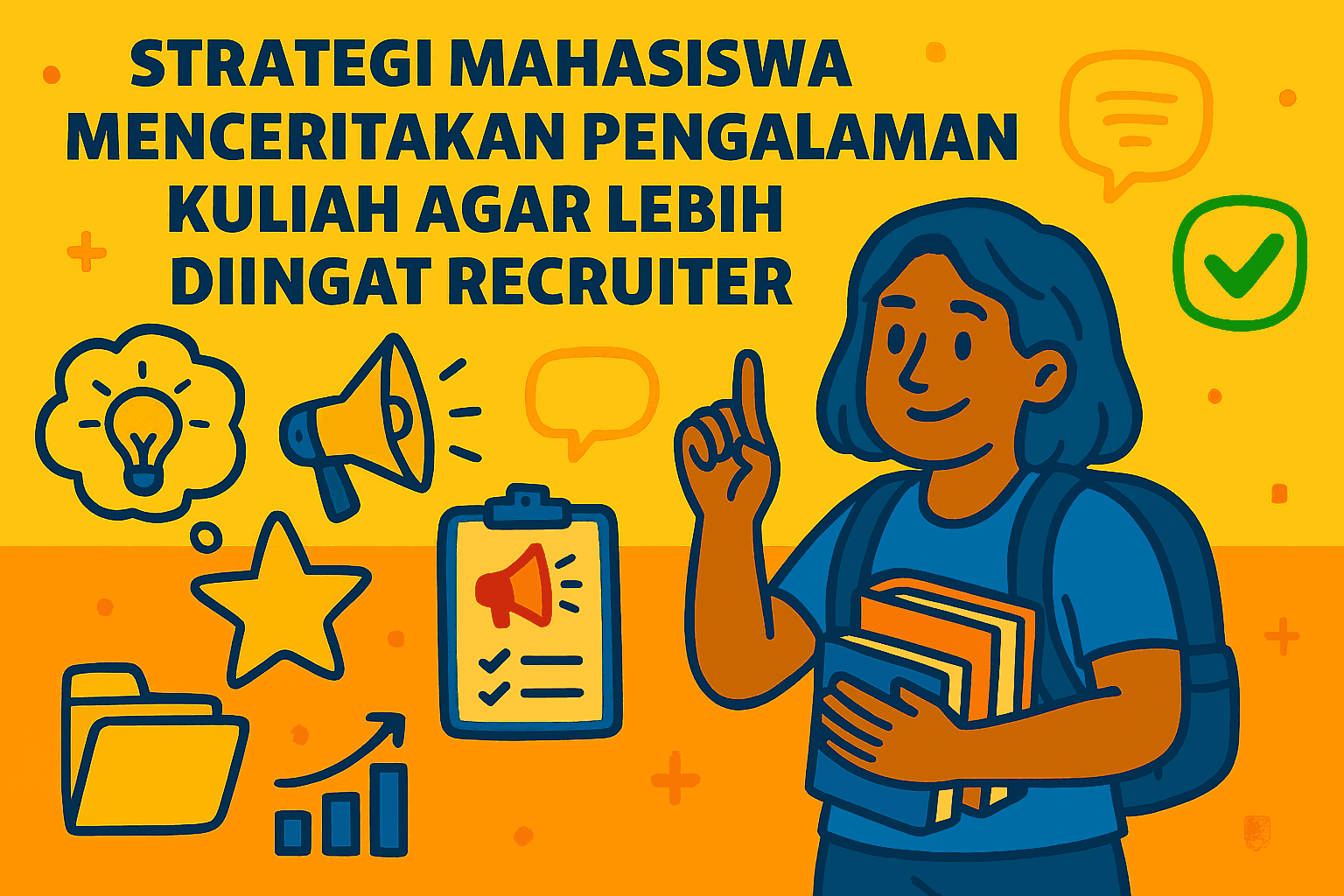 Strategi Mahasiswa Menceritakan Pengalaman Kuliah Agar Lebih Diingat Recruiter