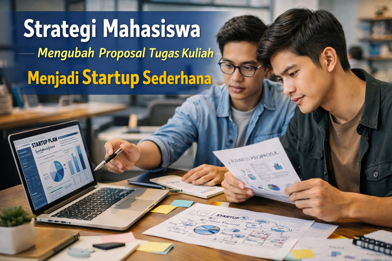 Strategi Mahasiswa Mengubah Proposal Tugas Kuliah Menjadi Startup Sederhana