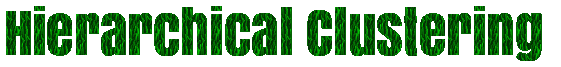 Hierarchical Clustering
