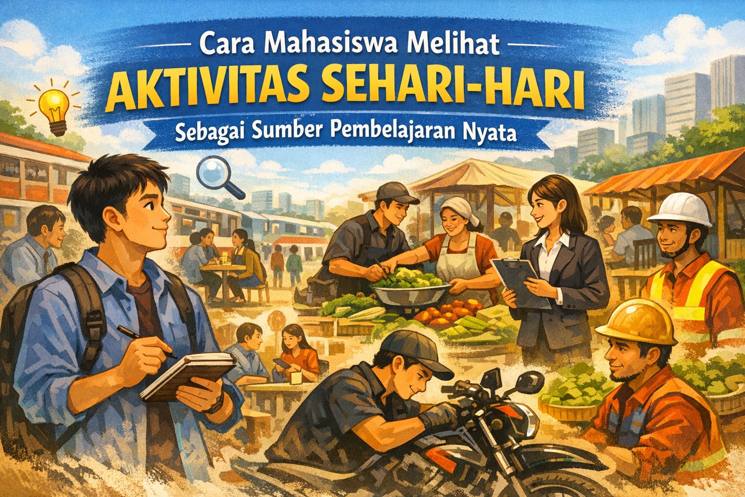 Cara Mahasiswa Melihat Aktivitas Sehari Hari Sebagai Sumber Pembelajaran Nyata