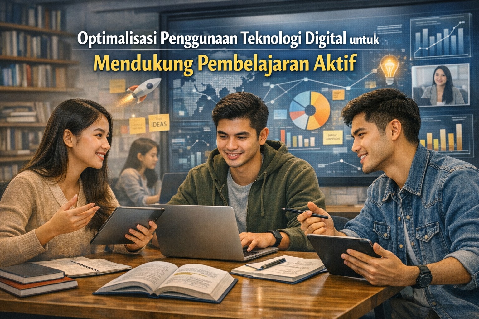 Optimalisasi Penggunaan Teknologi Digital untuk Mendukung Pembelajaran Aktif