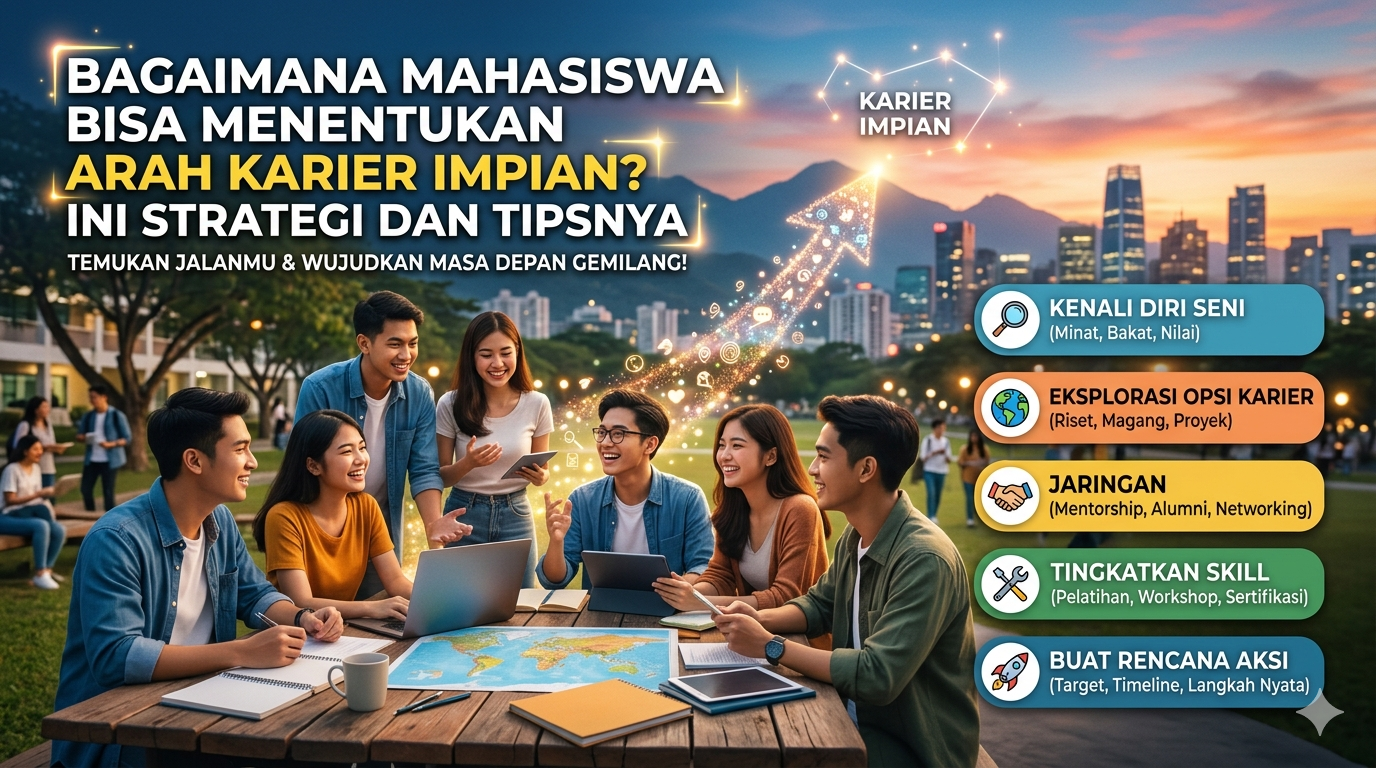 Bagaimana Mahasiswa Bisa Menentukan Arah Karier Impian? Ini Strategi dan Tipsnya
