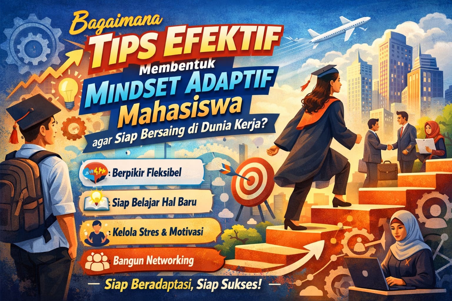 Bagaimana Tips Efektif Membentuk Mindset Adaptif Mahasiswa Agar Siap Bersaing Di Dunia Kerja?