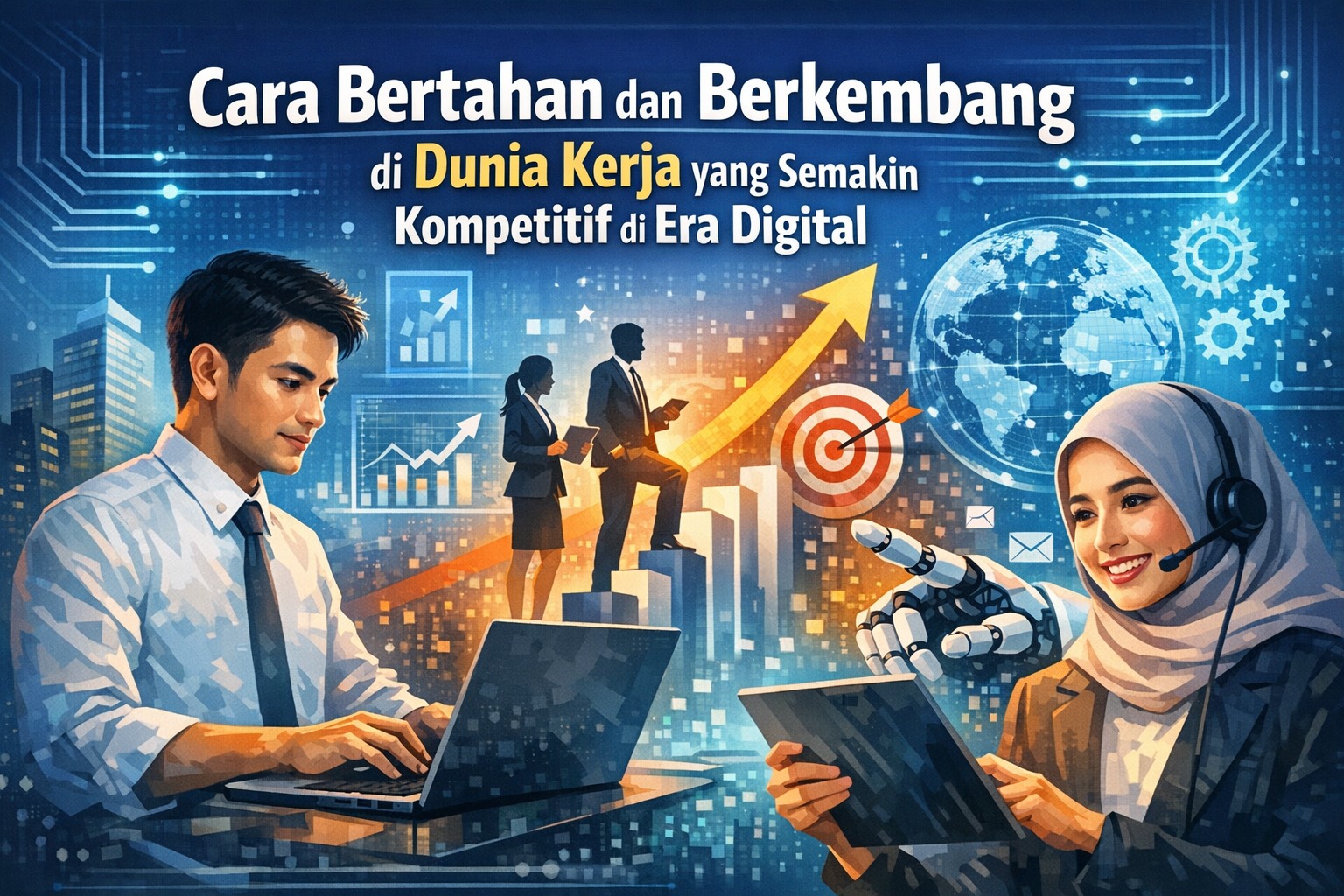 Cara Bertahan dan Berkembang di Dunia Kerja yang Semakin Kompetitif di Era Digital