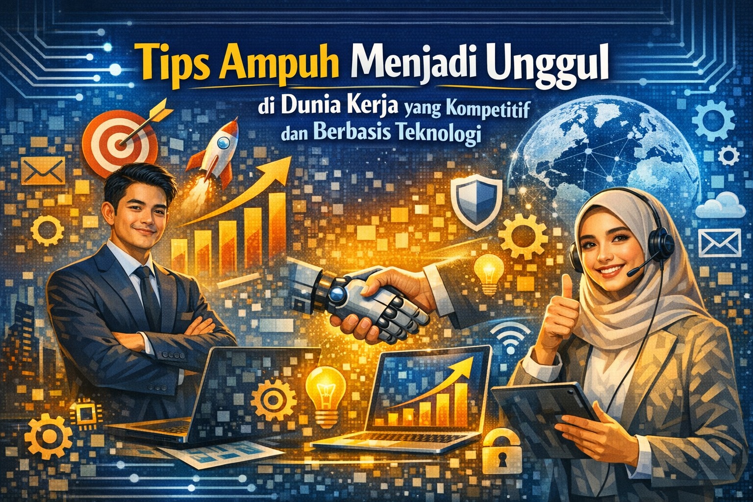 Tips Ampuh Menjadi Unggul di Dunia Kerja yang Kompetitif dan Berbasis Teknologi