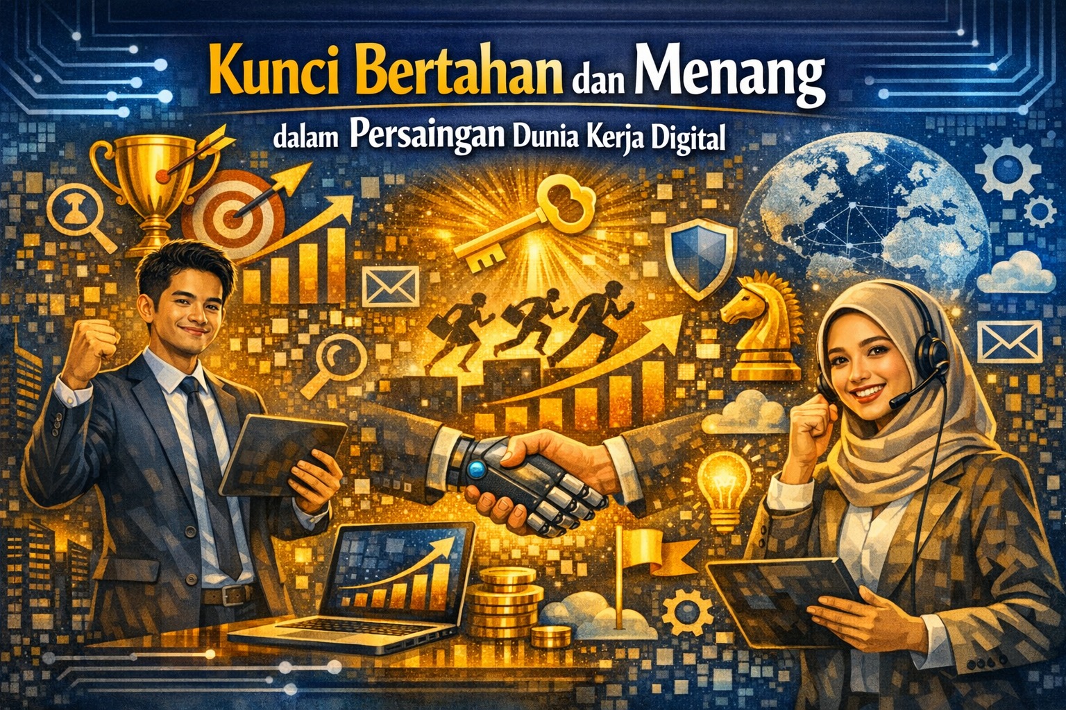Kunci Bertahan dan Menang dalam Persaingan Dunia Kerja Digital