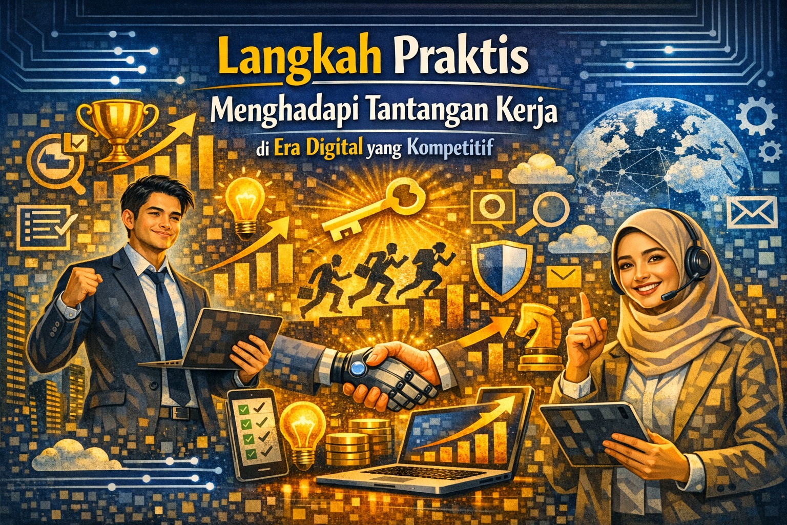 Langkah Praktis Menghadapi Tantangan Kerja di Era Digital yang Kompetitif