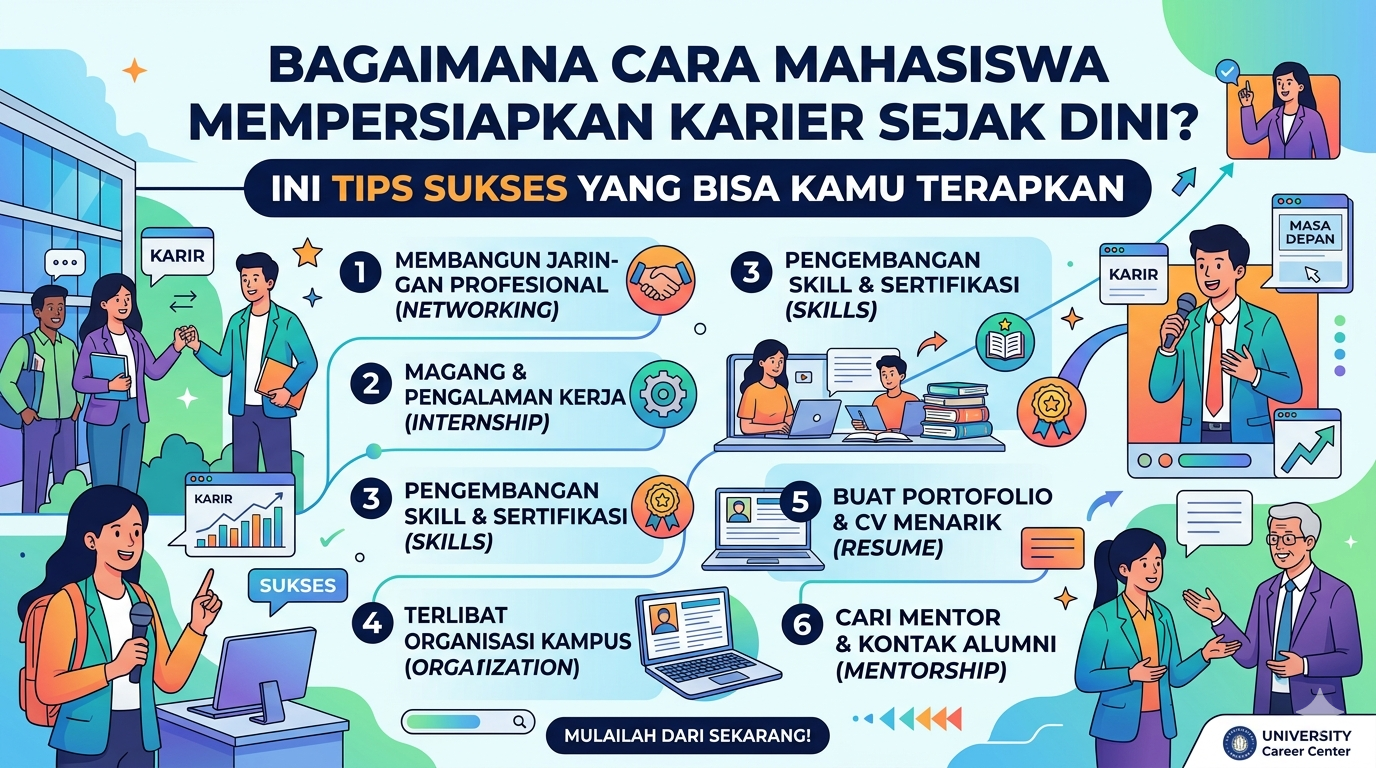 Bagaimana Cara Mahasiswa Mempersiapkan Karier Sejak Dini? Ini Tips Sukses yang Bisa Kamu Terapkan
