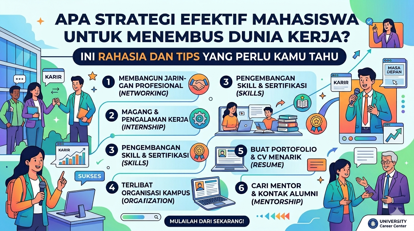 Apa Strategi Efektif Mahasiswa untuk Menembus Dunia Kerja? Ini Rahasia dan Tips yang Perlu Kamu Tahu