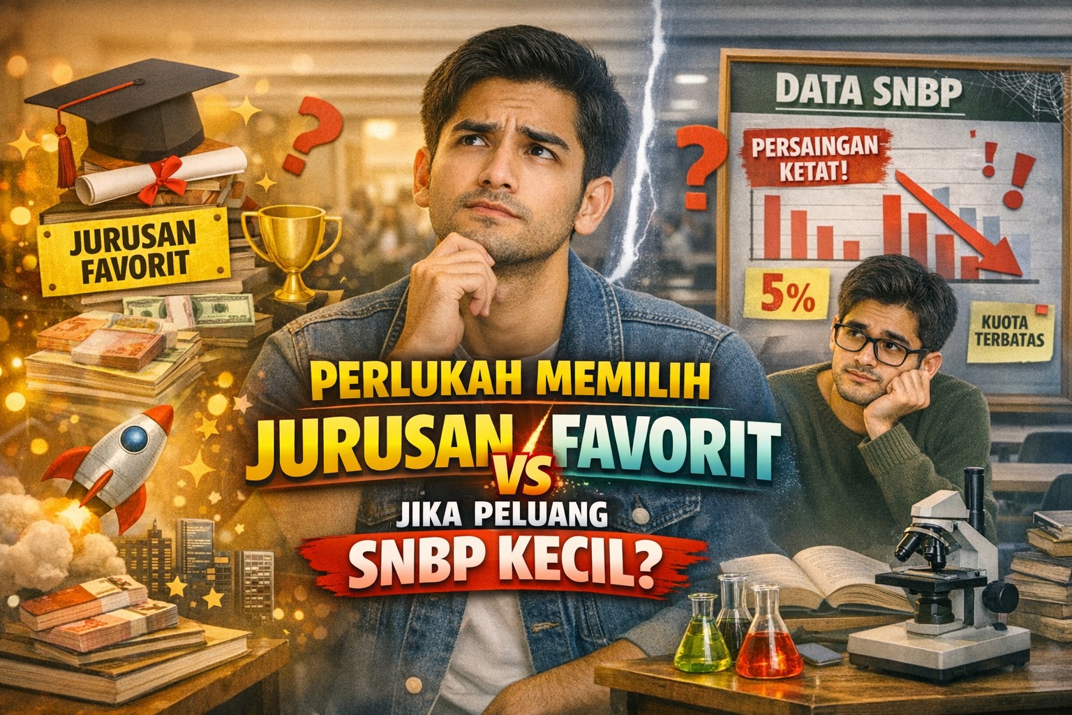 Apakah Jurusan Favorit Selalu Memiliki Peluang SNBP Lebih Kecil?
