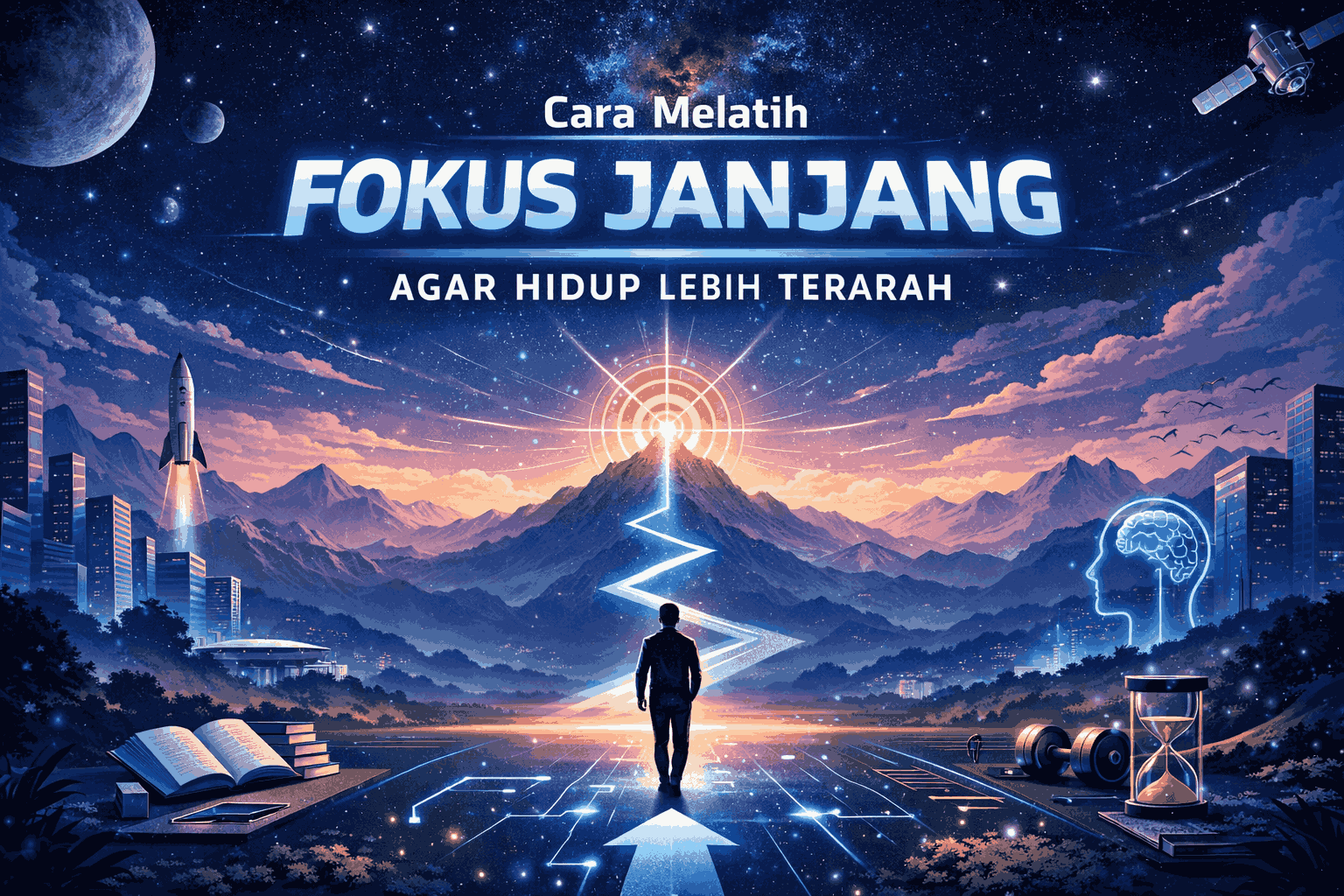 Cara Melatih Fokus Jangka Panjang agar Hidup Lebih Terarah