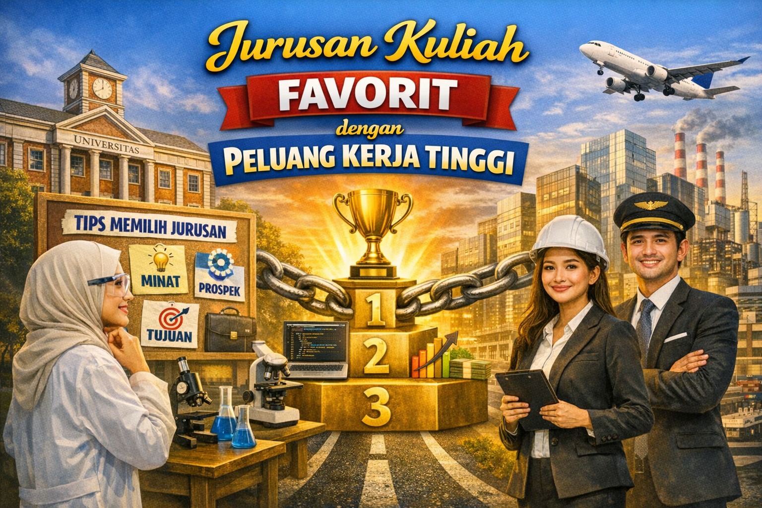 Jurusan Kuliah Favorit dengan Peluang Kerja Tinggi