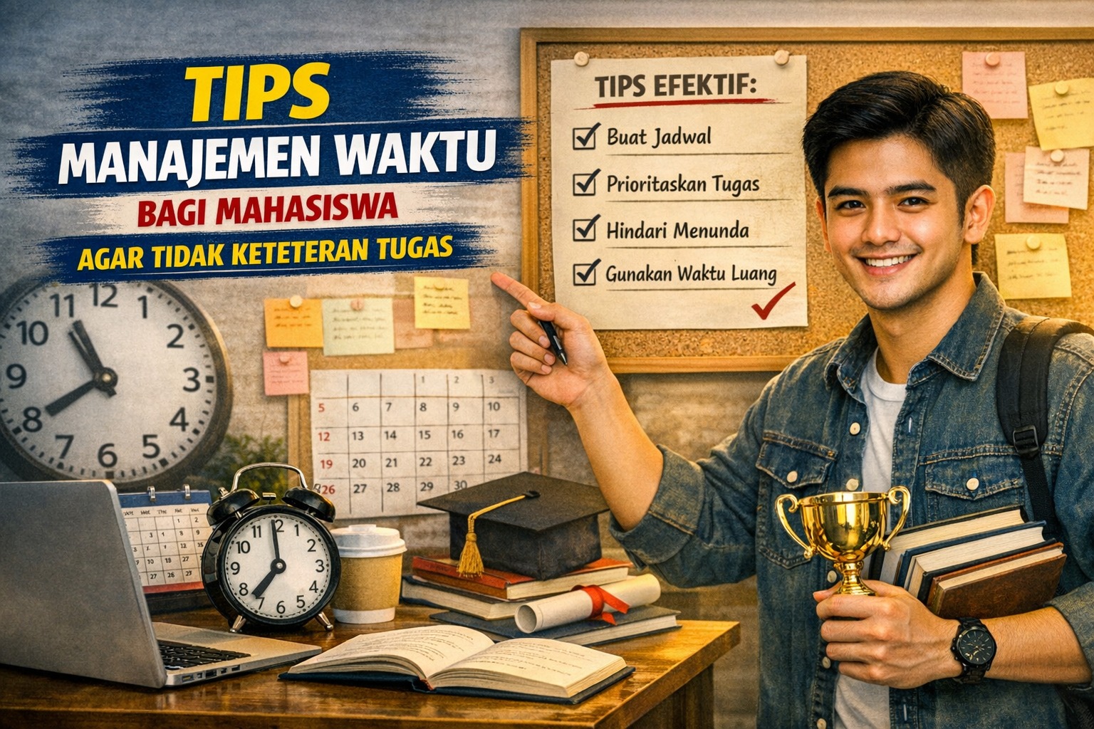 Tips Manajemen Waktu bagi Mahasiswa agar Tidak Keteteran Tugas