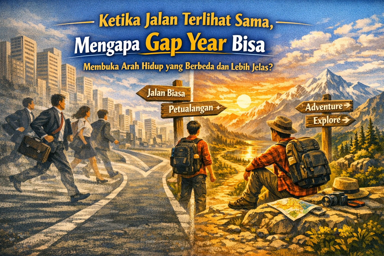 Ketika Jalan Terlihat Sama, Mengapa Gap Year Justru Membuka Arah Hidup yang Berbeda dan Lebih Jelas?