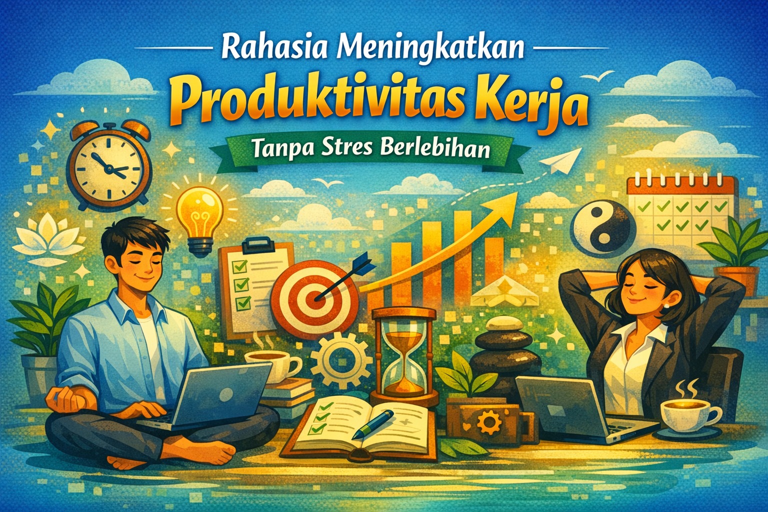 Rahasia Meningkatkan Produktivitas Kerja Tanpa Stres Berlebihan