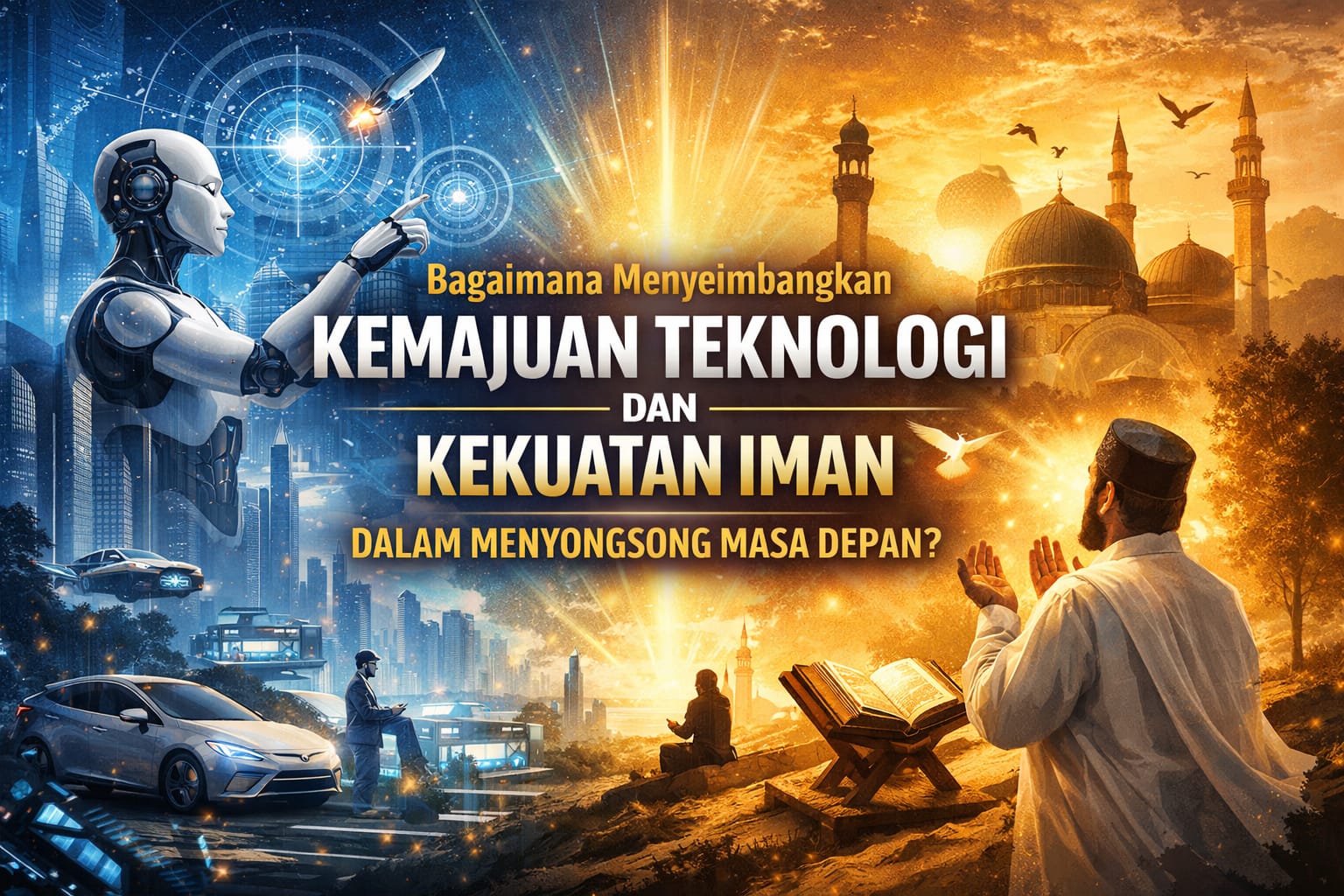Bagaimana Menyeimbangkan Kemajuan Teknologi dan Kekuatan Iman dalam Menyongsong Masa Depan?