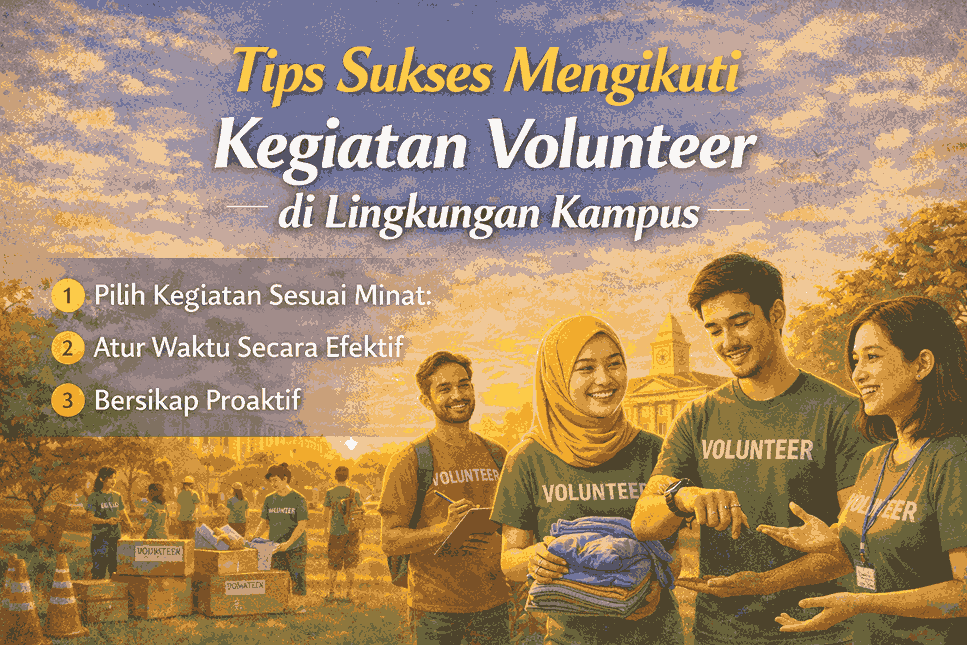 Tips Sukses Mengikuti Kegiatan Volunteer di Lingkungan Kampus