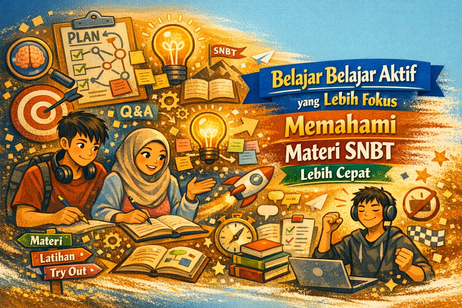 Cara Belajar Aktif yang Membantu Memahami Materi SNBT Lebih Cepat