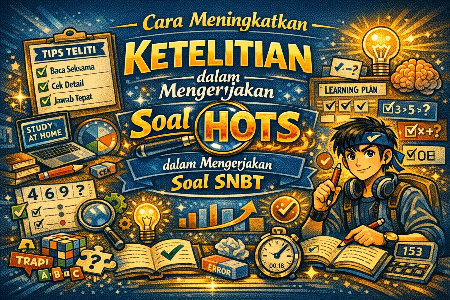 Cara Meningkatkan Ketelitian dalam Mengerjakan Soal SNBT