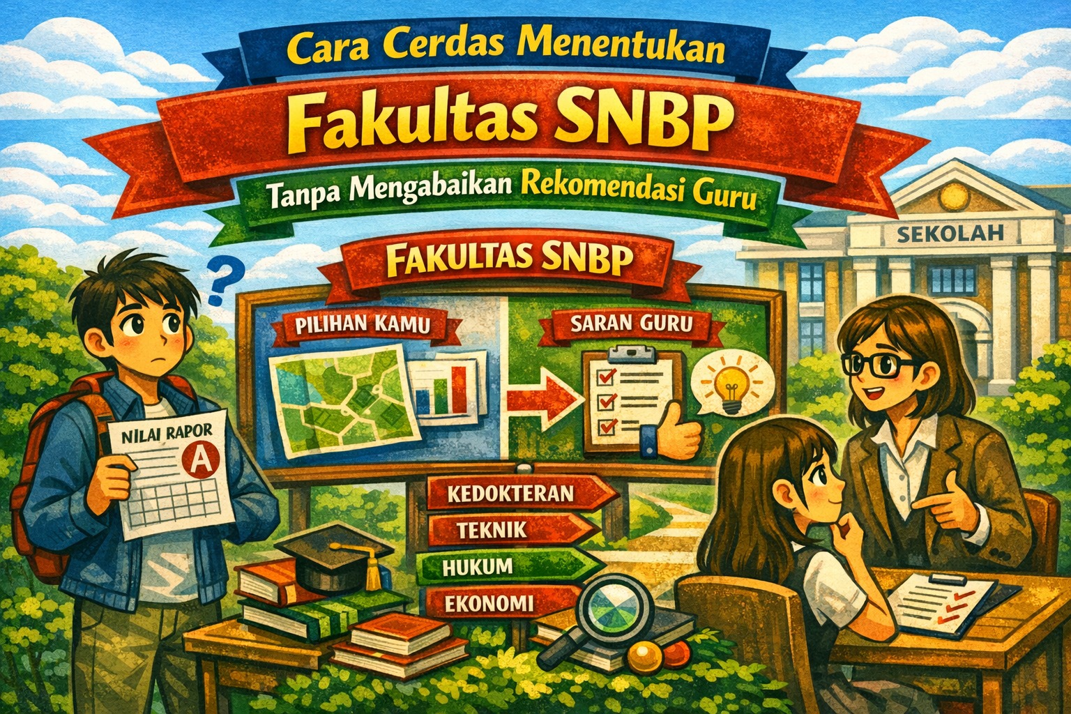 Cara Cerdas Menentukan Fakultas SNBP Tanpa Mengabaikan Rekomendasi Guru