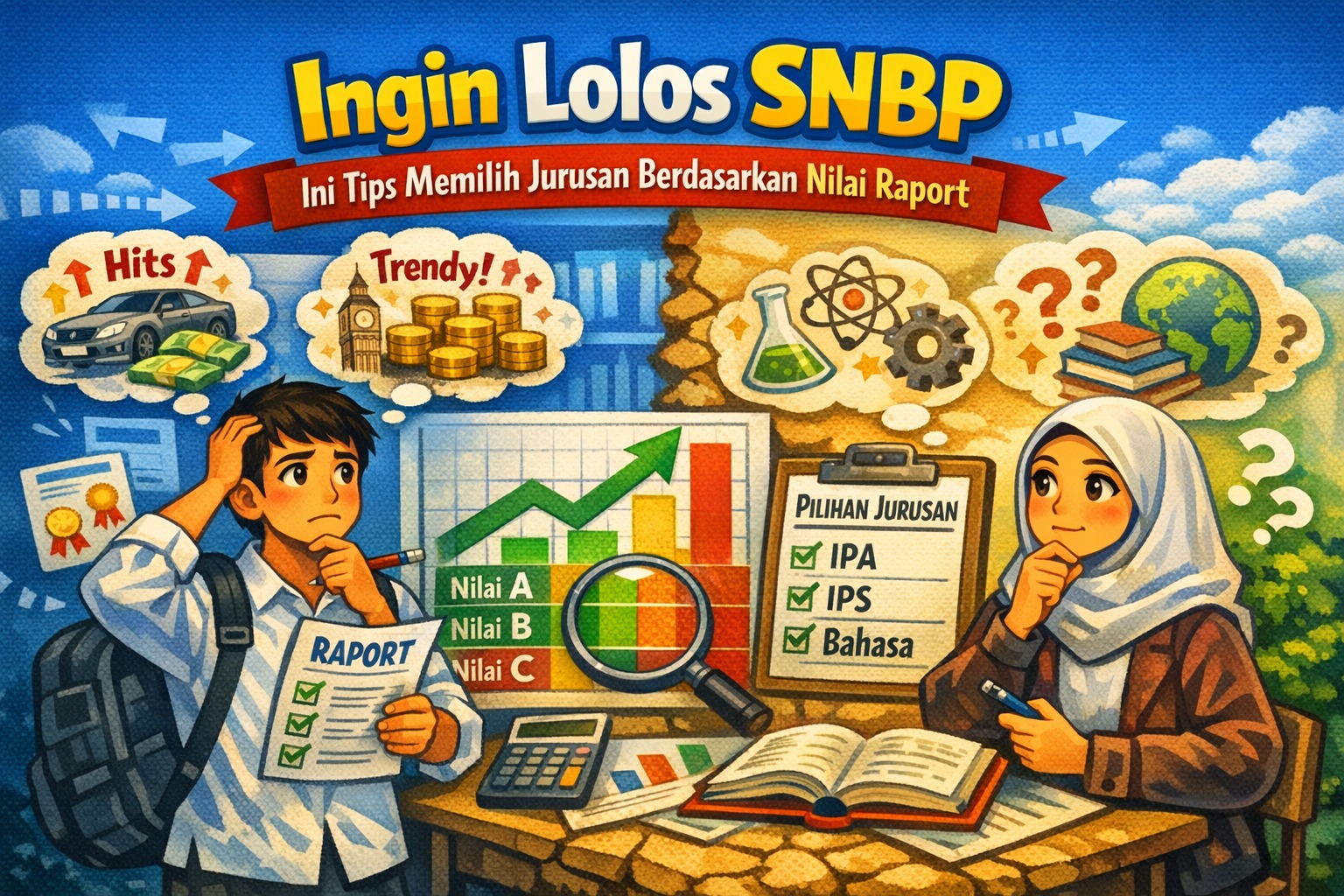 Ingin Lolos SNBP Ini Tips Memilih Jurusan Berdasarkan Nilai Raport