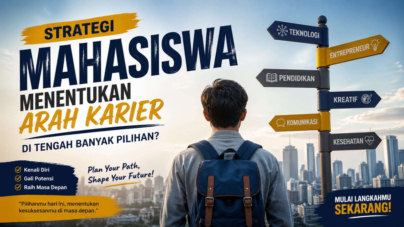 Strategi Mahasiswa Menentukan Arah Karier di Tengah Banyak Pilihan?