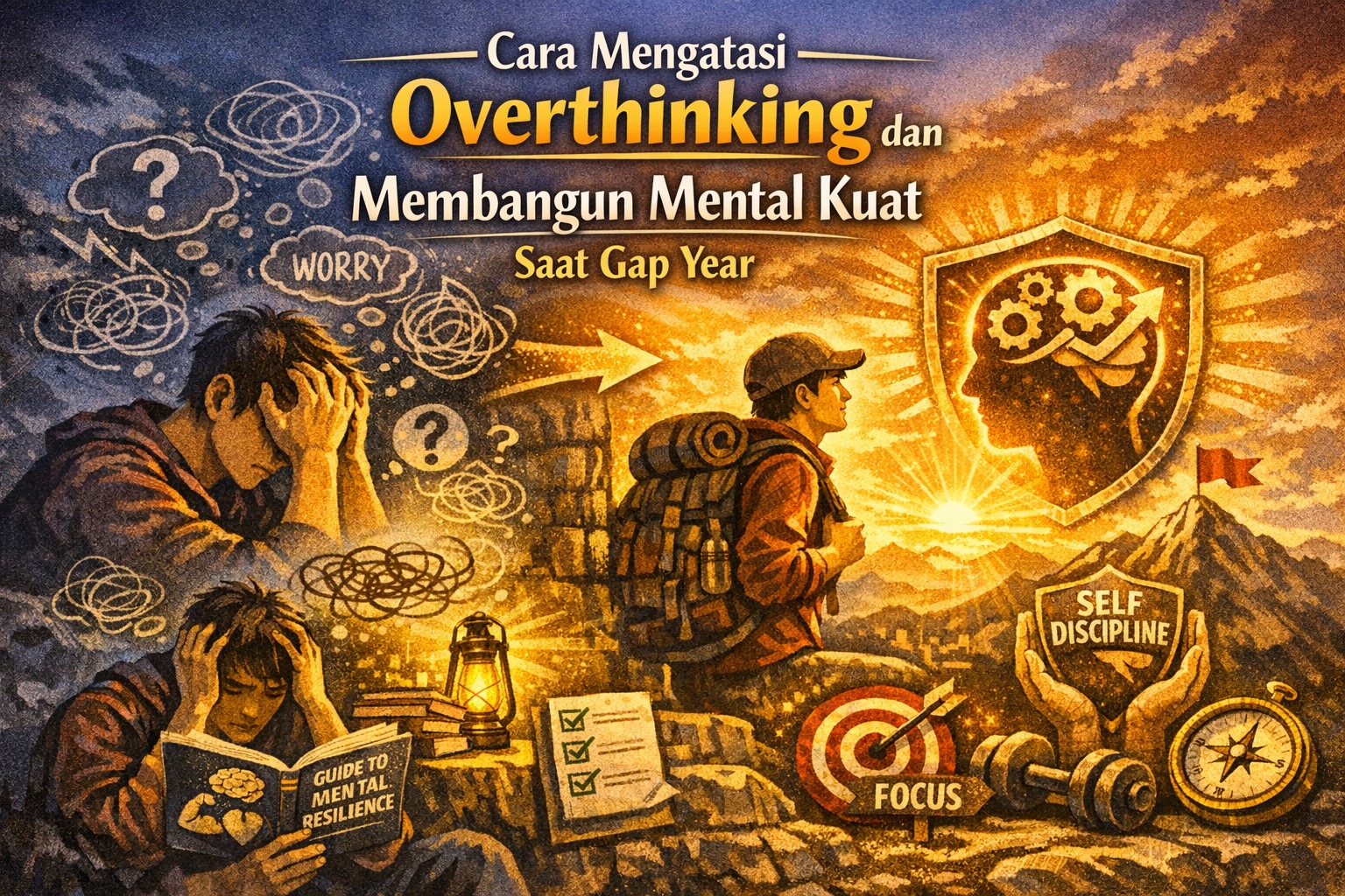 Cara Mengatasi Overthinking dan Membangun Mental Kuat Saat Gap Year