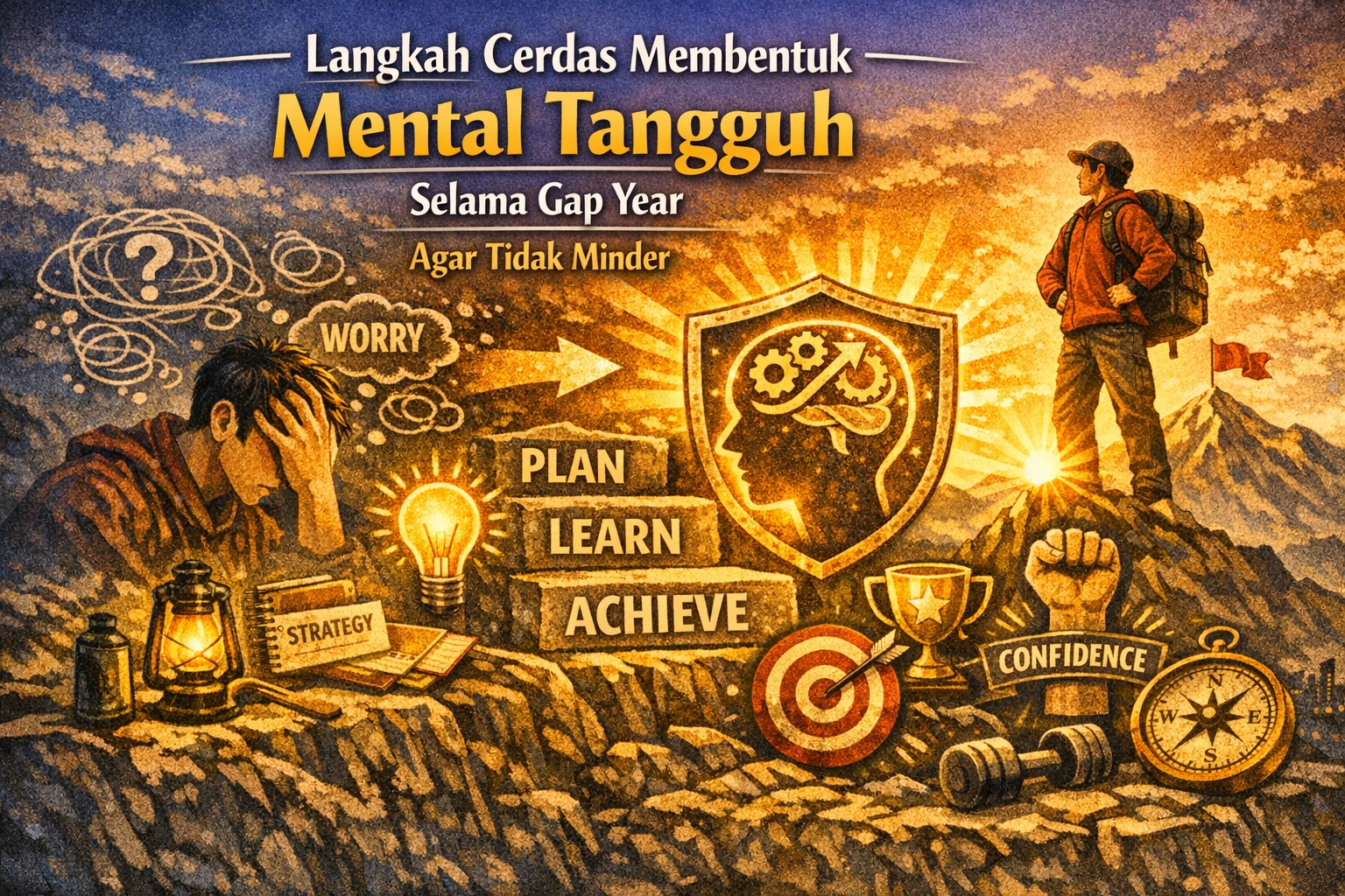 Langkah Cerdas Membentuk Mental Tangguh Selama Gap Year Agar Tidak Minder