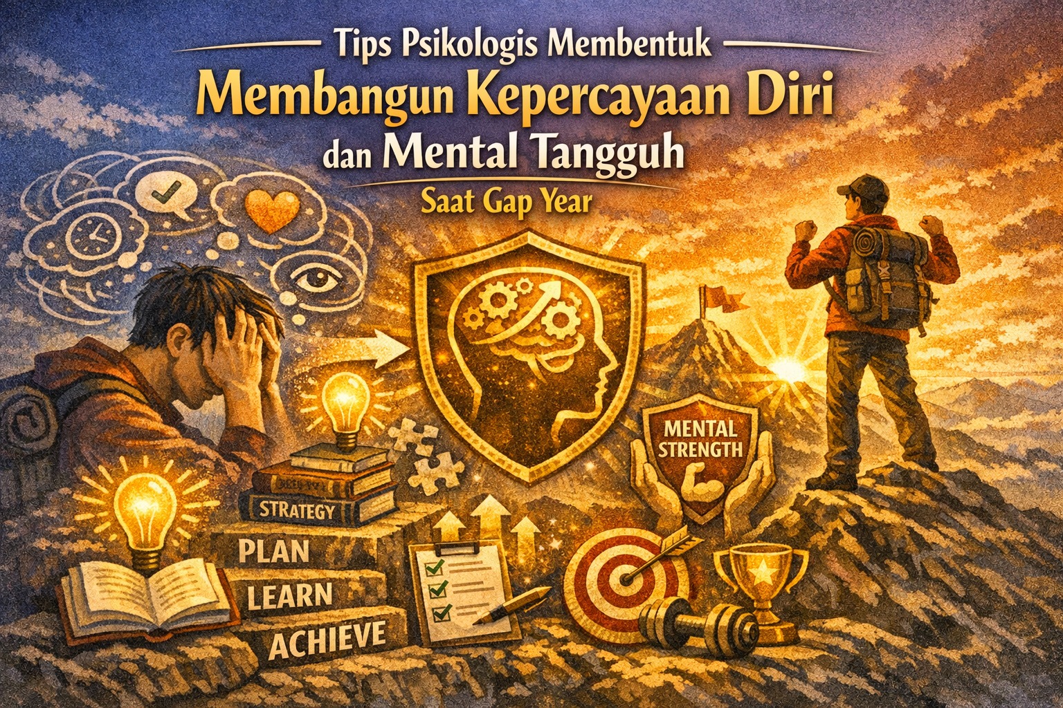 Tips Psikologis Membangun Kepercayaan Diri dan Mental Tangguh Saat Gap Year
