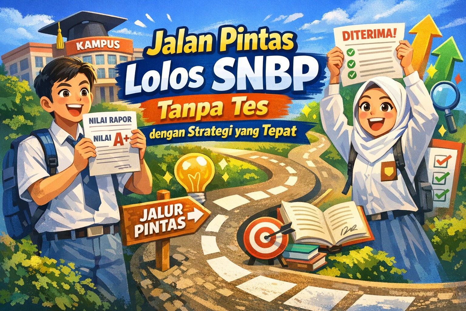 Jalan pintas lolos SNBP tanpa tes dengan strategi yang tepat