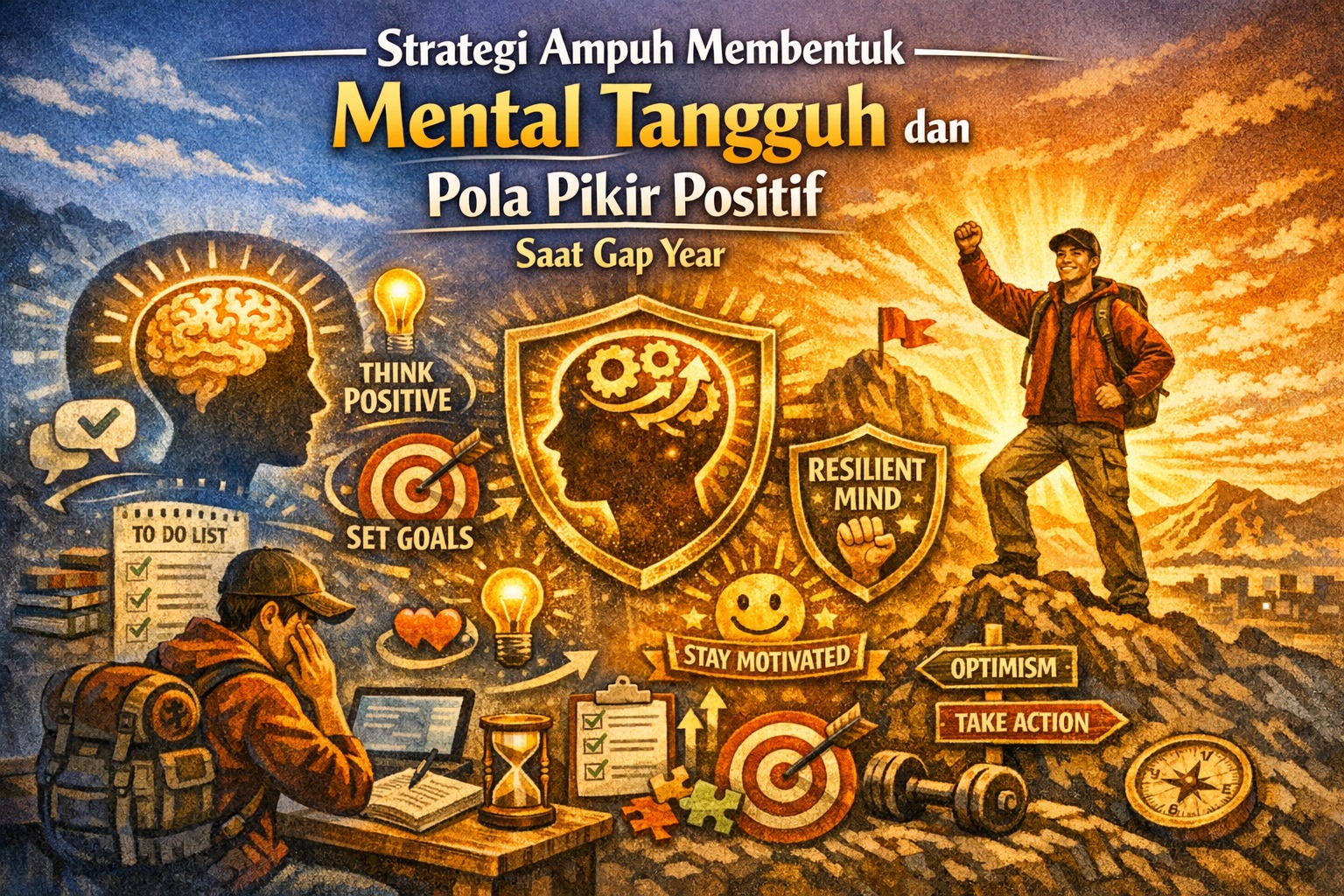 Strategi Ampuh Membentuk Mental Tangguh dan Pola Pikir Positif Saat Gap Year