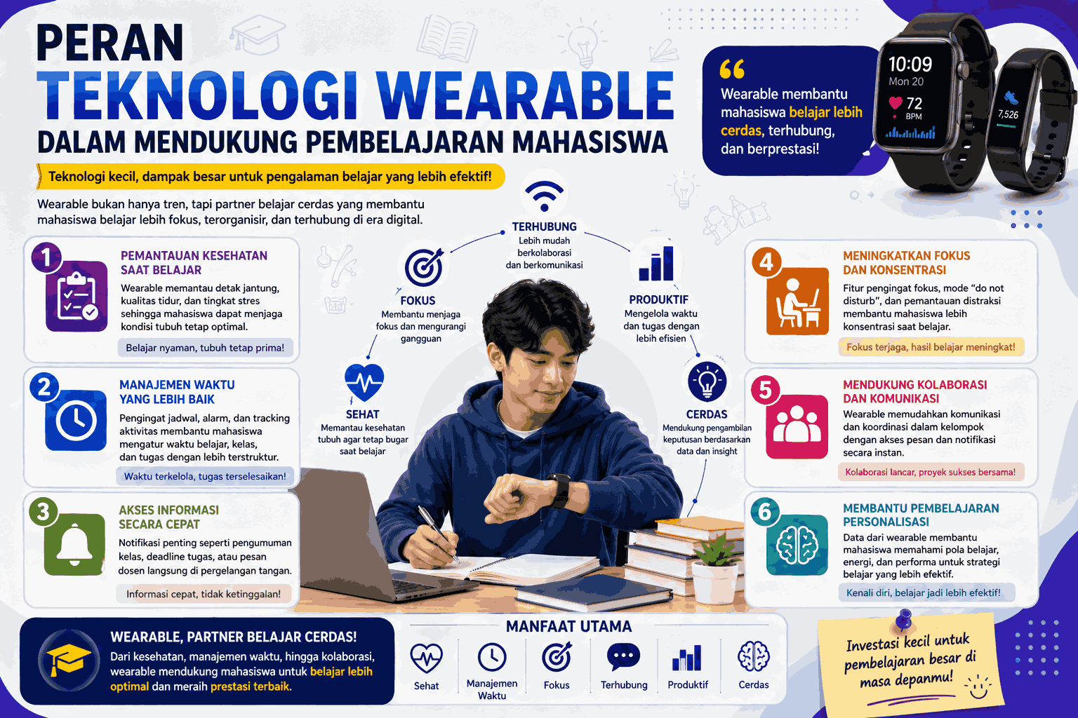 Peran Teknologi Wearable dalam Mendukung Pembelajaran Mahasiswa
