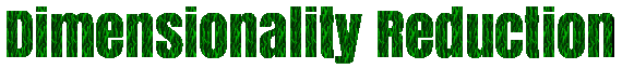 Dimensionality Reduction