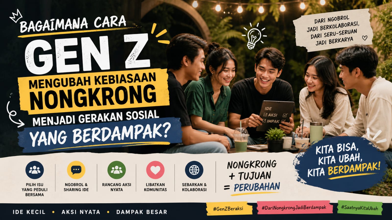 Bagaimana Cara Gen Z Mengubah Kebiasaan Nongkrong Menjadi Gerakan Sosial yang Berdampak?