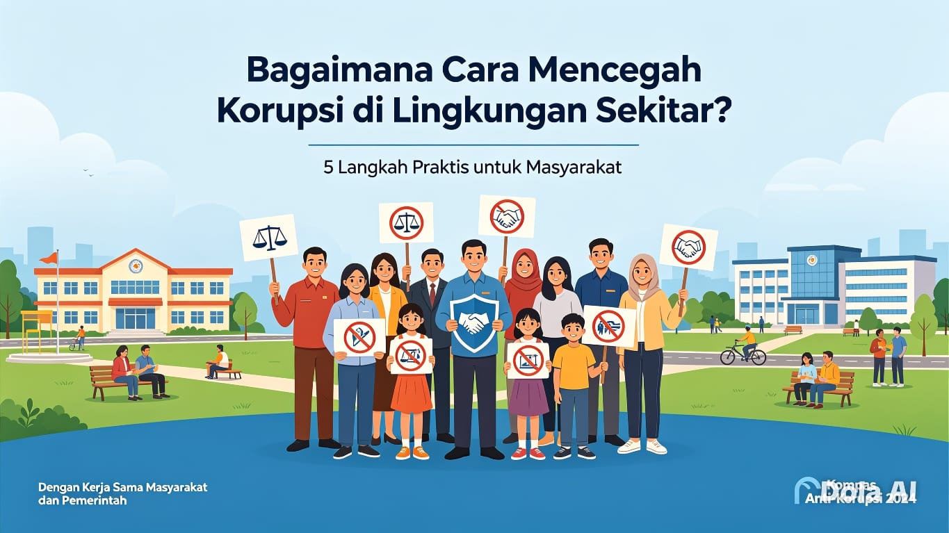 Bagaimana Cara Mencegah Korupsi di Lingkungan Sekitar?