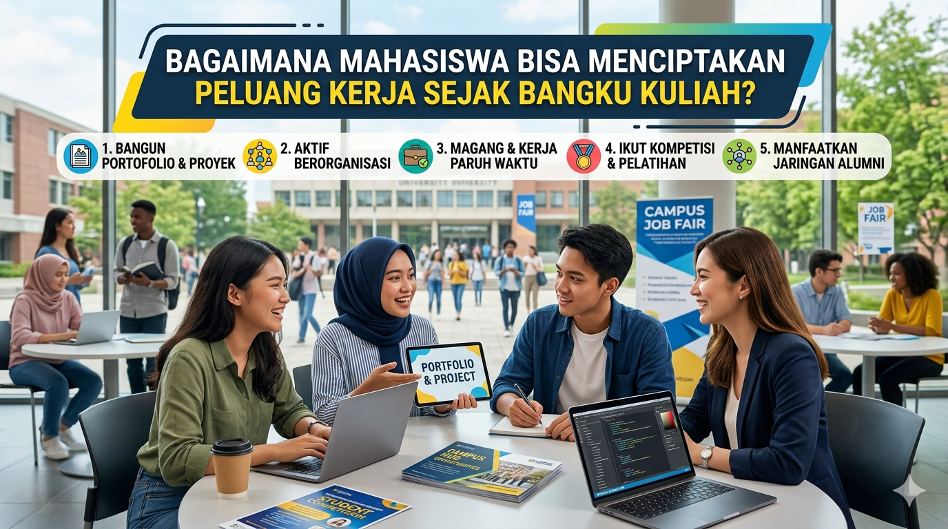Bagaimana Mahasiswa Bisa Menciptakan Peluang Kerja Sejak Bangku Kuliah?
