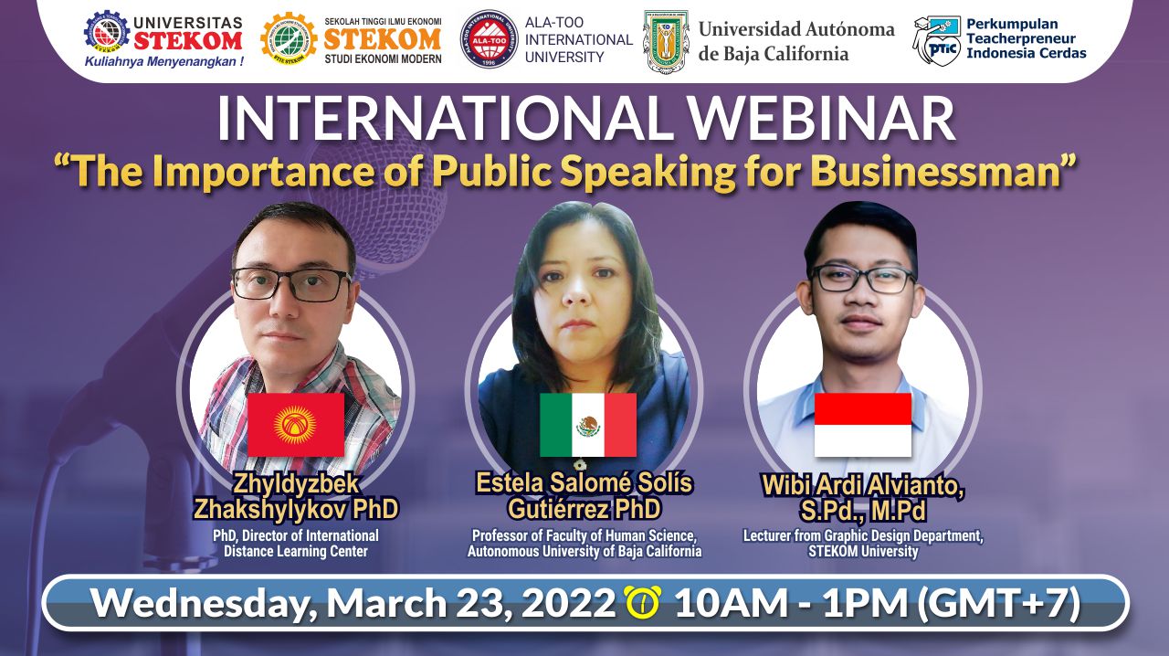 INTERNATIONAL WEBINAR The Importance of Public Speaking for Businessman