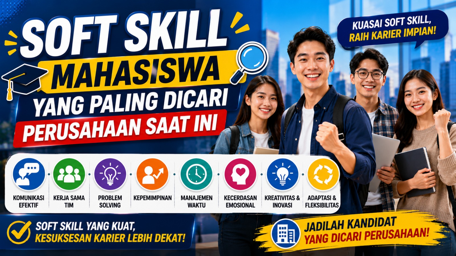Soft Skill Mahasiswa yang Paling Dicari Perusahaan Saat Ini